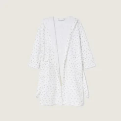 Albornoz infantil de algodón con estampado estrellasEstrella