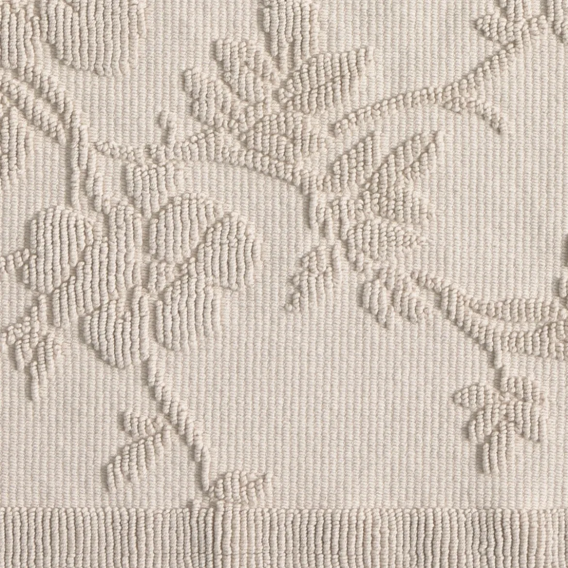 Alfombra de baño algodón jacquard floral Flom