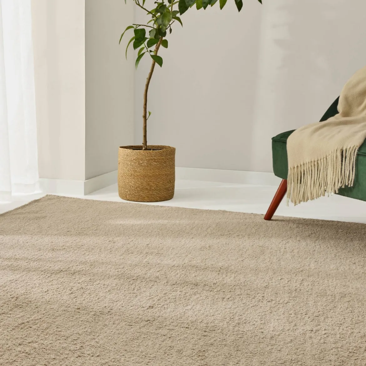 Alfombra de fibra reciclada Duna