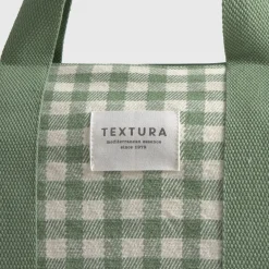 Bolsa de playa algodón cuadros vichy Revi