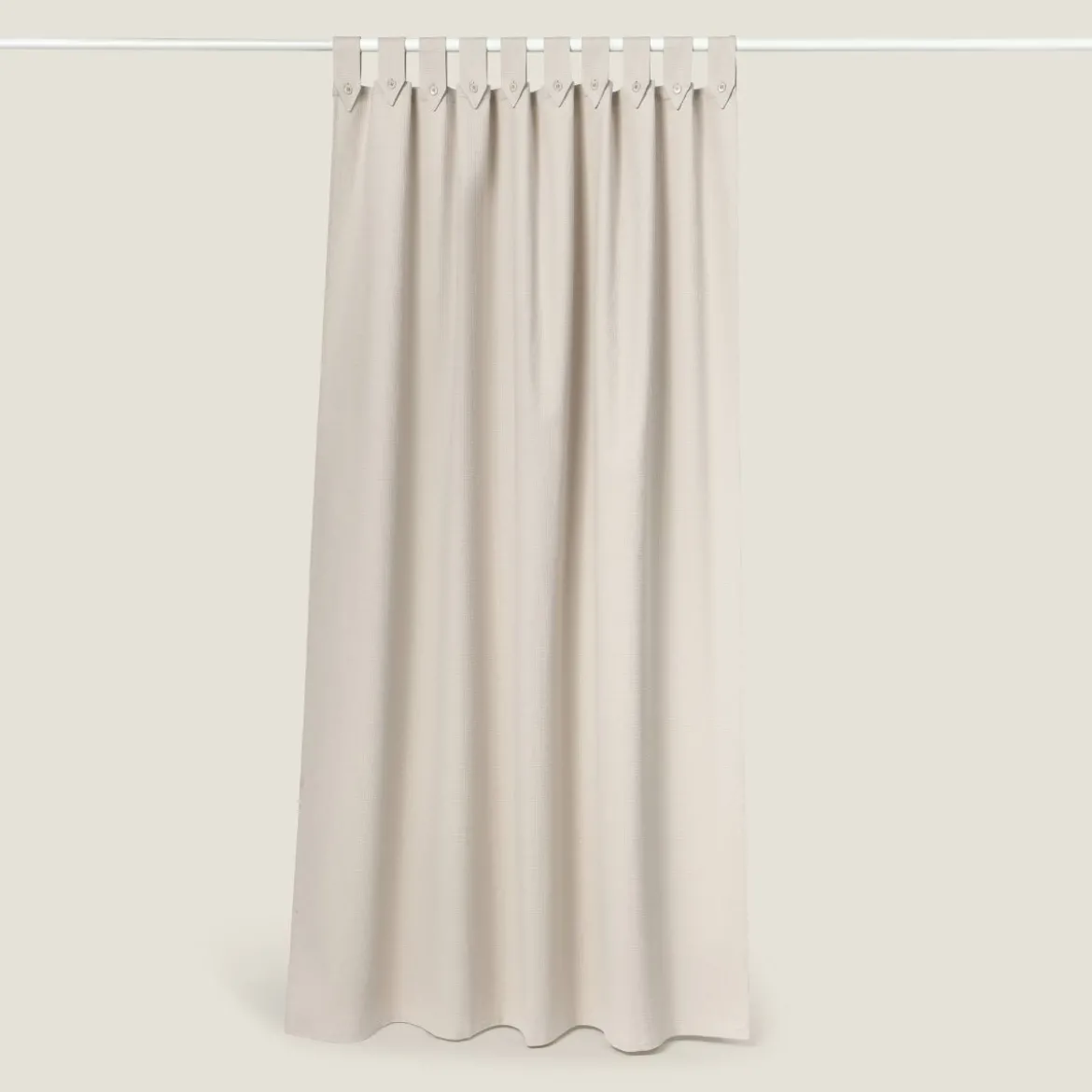 Cortina de baño pespunte decorativo Fedru