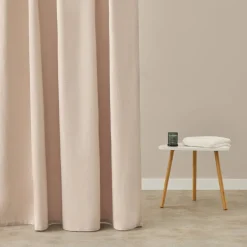 Cortina de baño pespunte decorativo Fedru