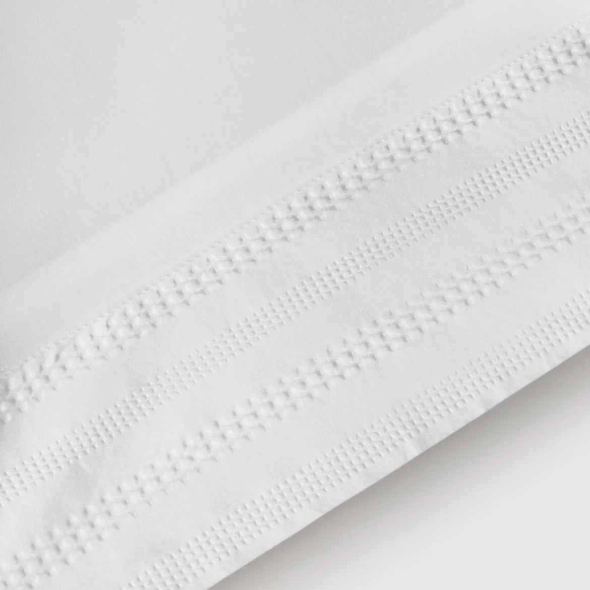 Funda de almohada algodón 180 hilos estructura tejida Medtex