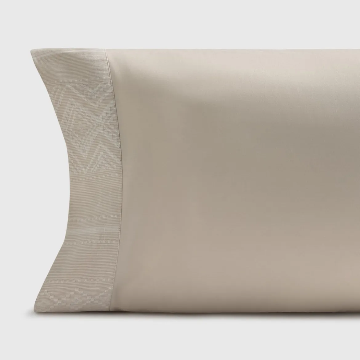 Funda de almohada algodón 180 hilos jacquard geométrico Rezig