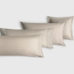 Funda de almohada algodón 180 hilos jacquard geométrico Rezig