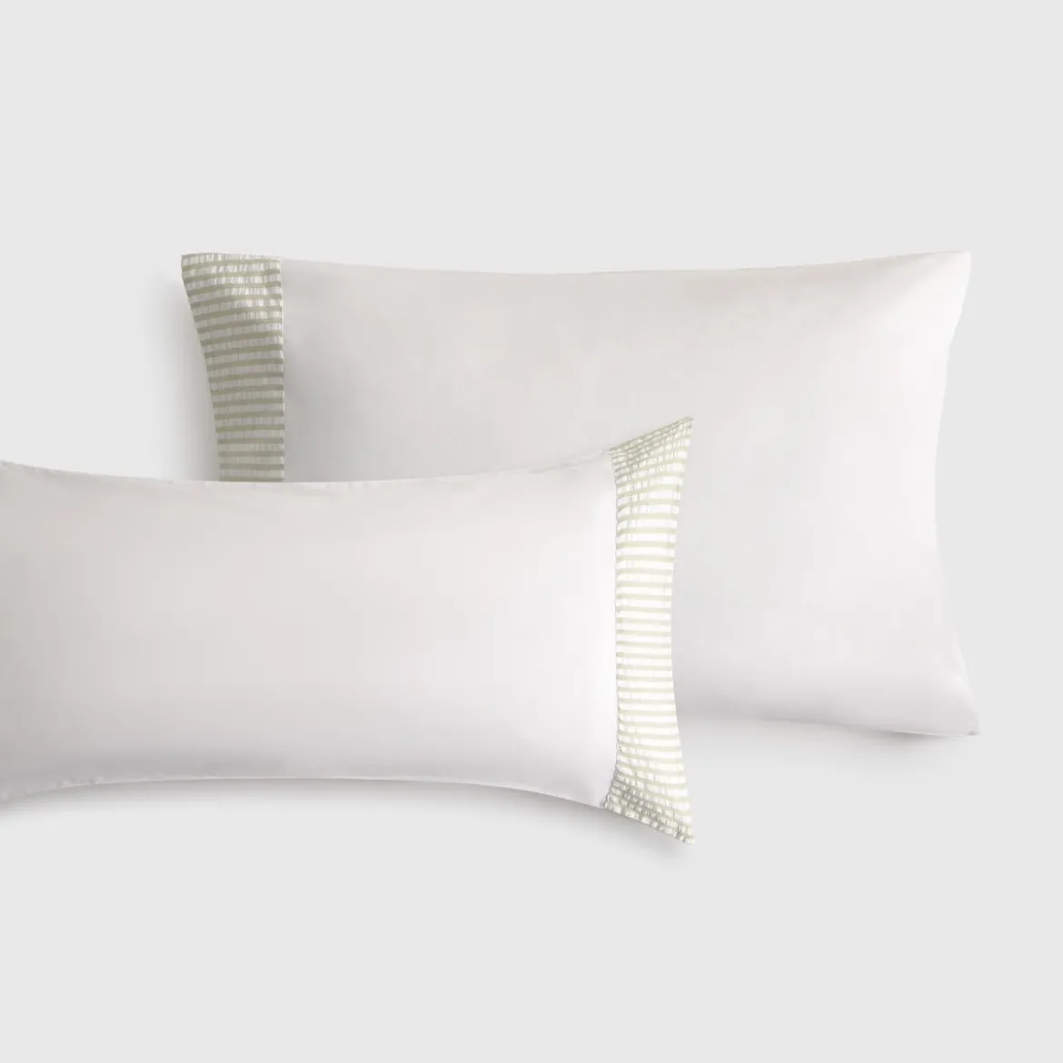 Funda de almohada algodón 180 hilos rayas Crese
