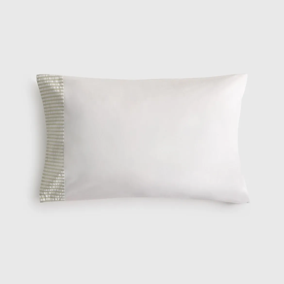 Funda de almohada algodón 180 hilos rayas Crese