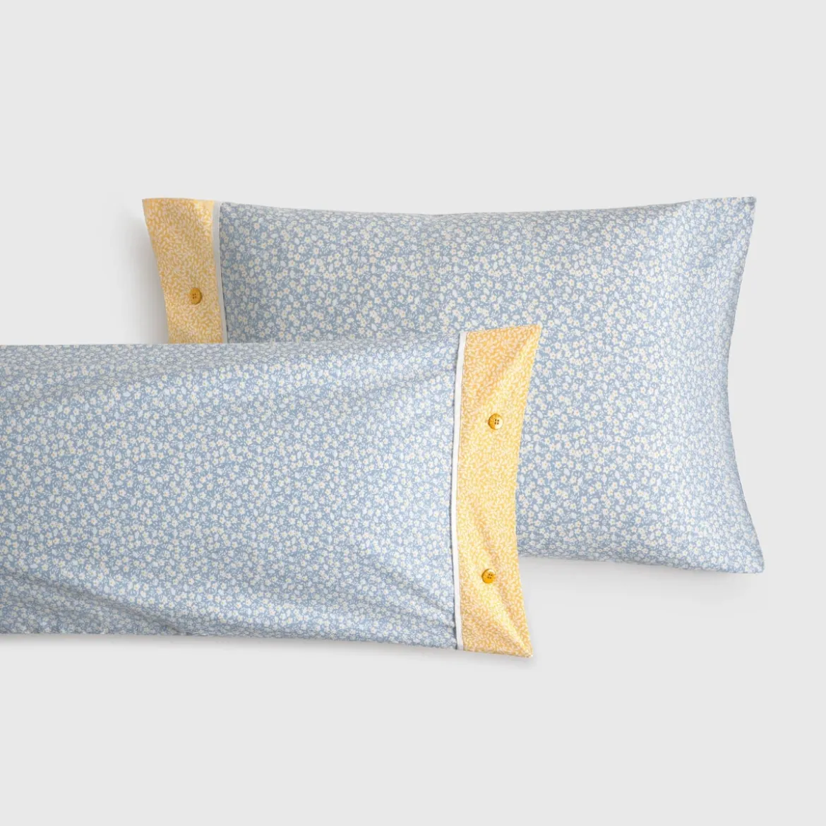 Funda de almohada algodón percal 180 hilos estampado floral Folipat