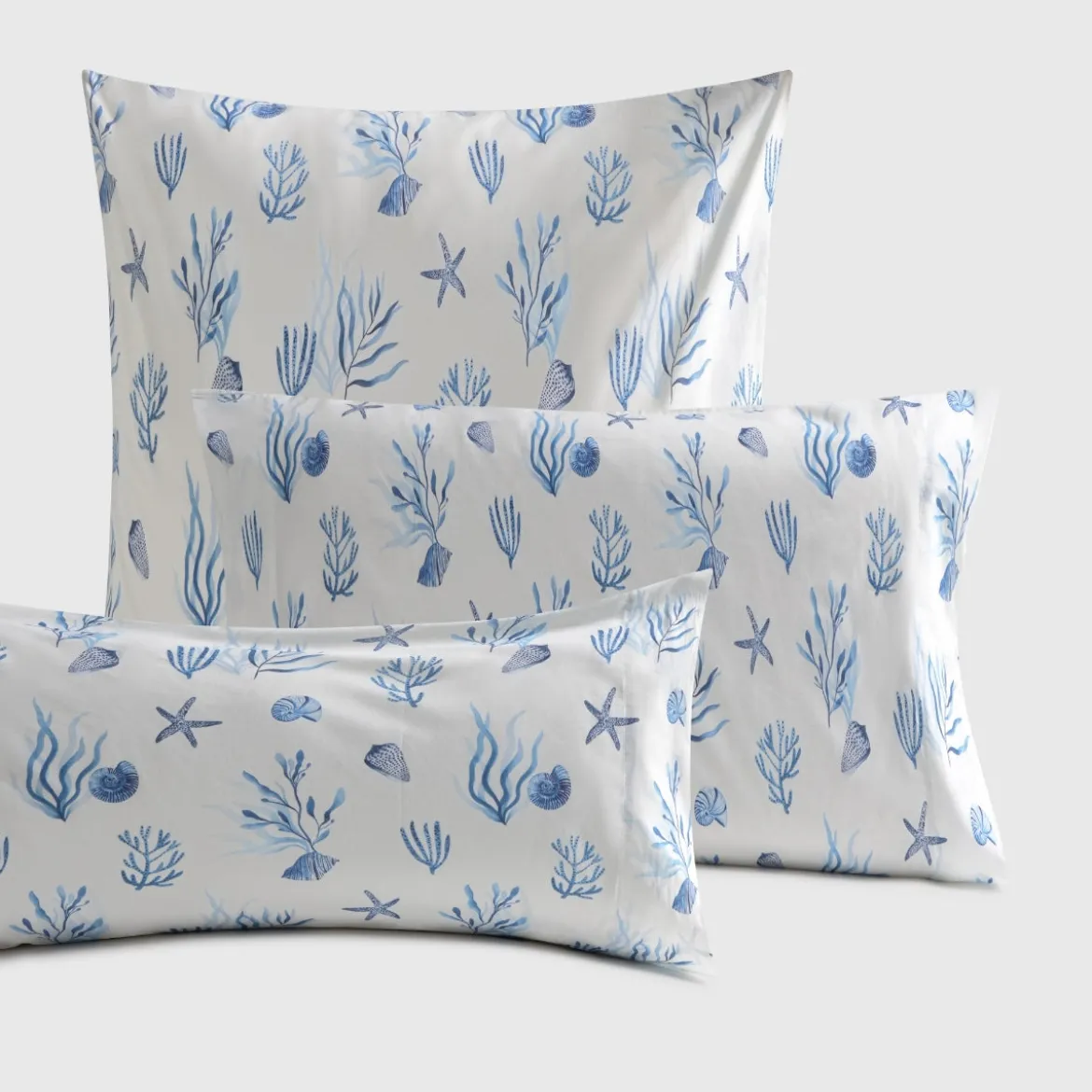 Funda de almohada algodón percal 180 hilos estampado marino Medmar