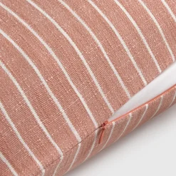 Funda de cojín algodón rayas Solraz