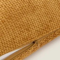 Funda de cojín chenilla con textura Basket