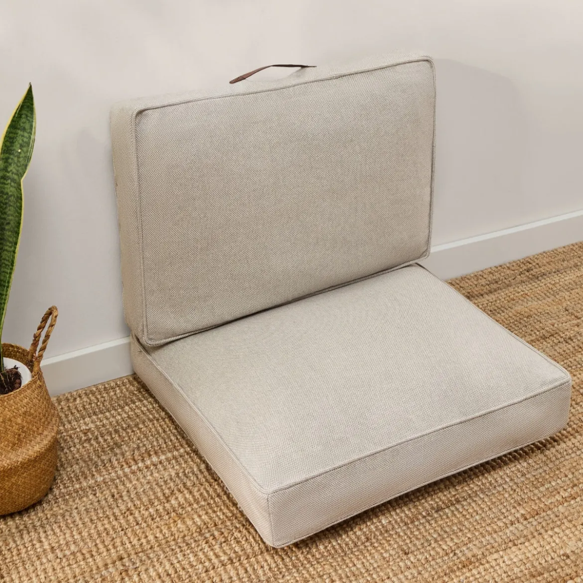 Funda de cojín chill out algodón resistente al agua Trichi
