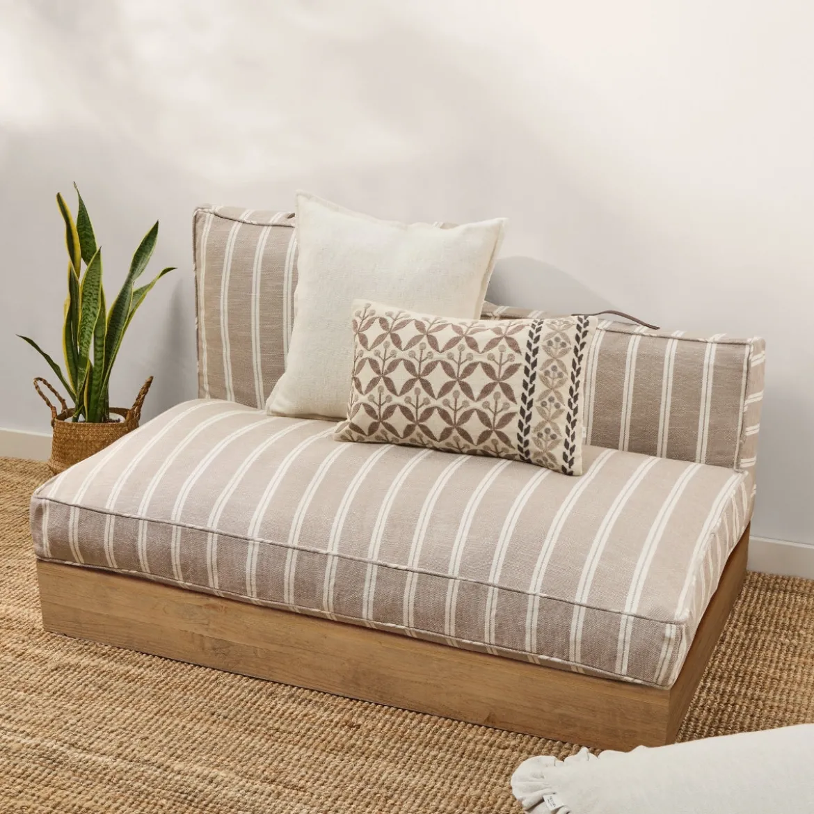Funda de cojín chill out rayas Liri2