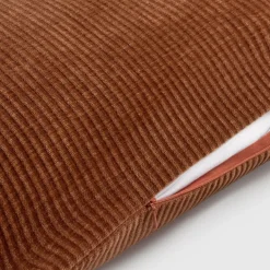 Funda de cojín terciopelo acanalado Balaba