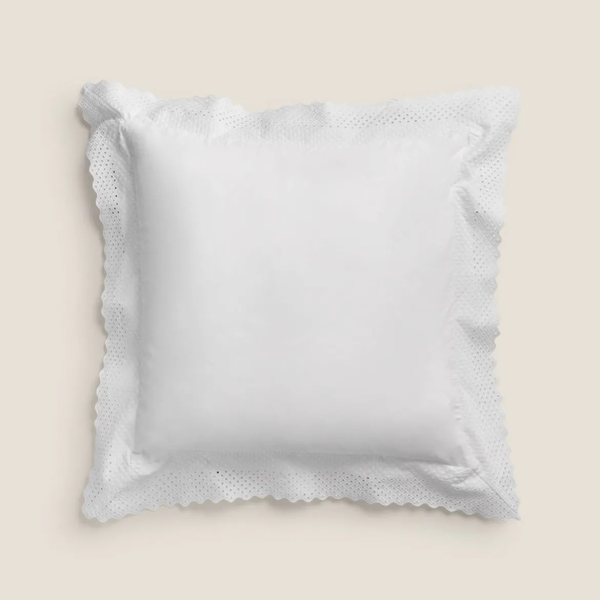 Funda de cuadrante algodón bordado calado Texbrod