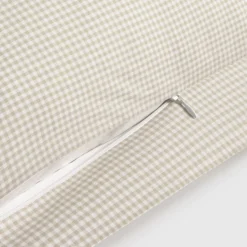 Funda de cuadrante algodón cuadros vichy bordado Semma