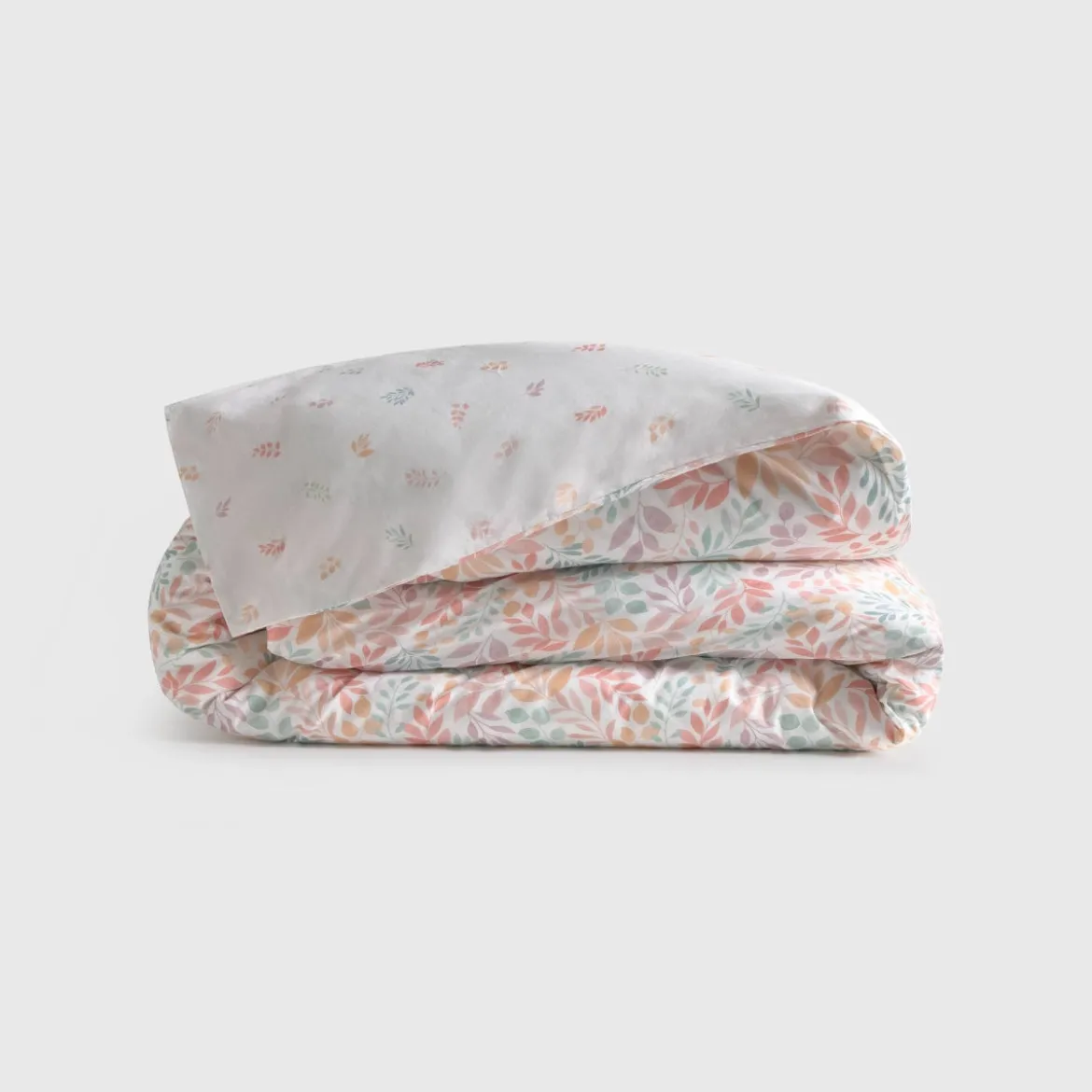 Funda nórdica algodón percal 180 hilos estampado floral Folio