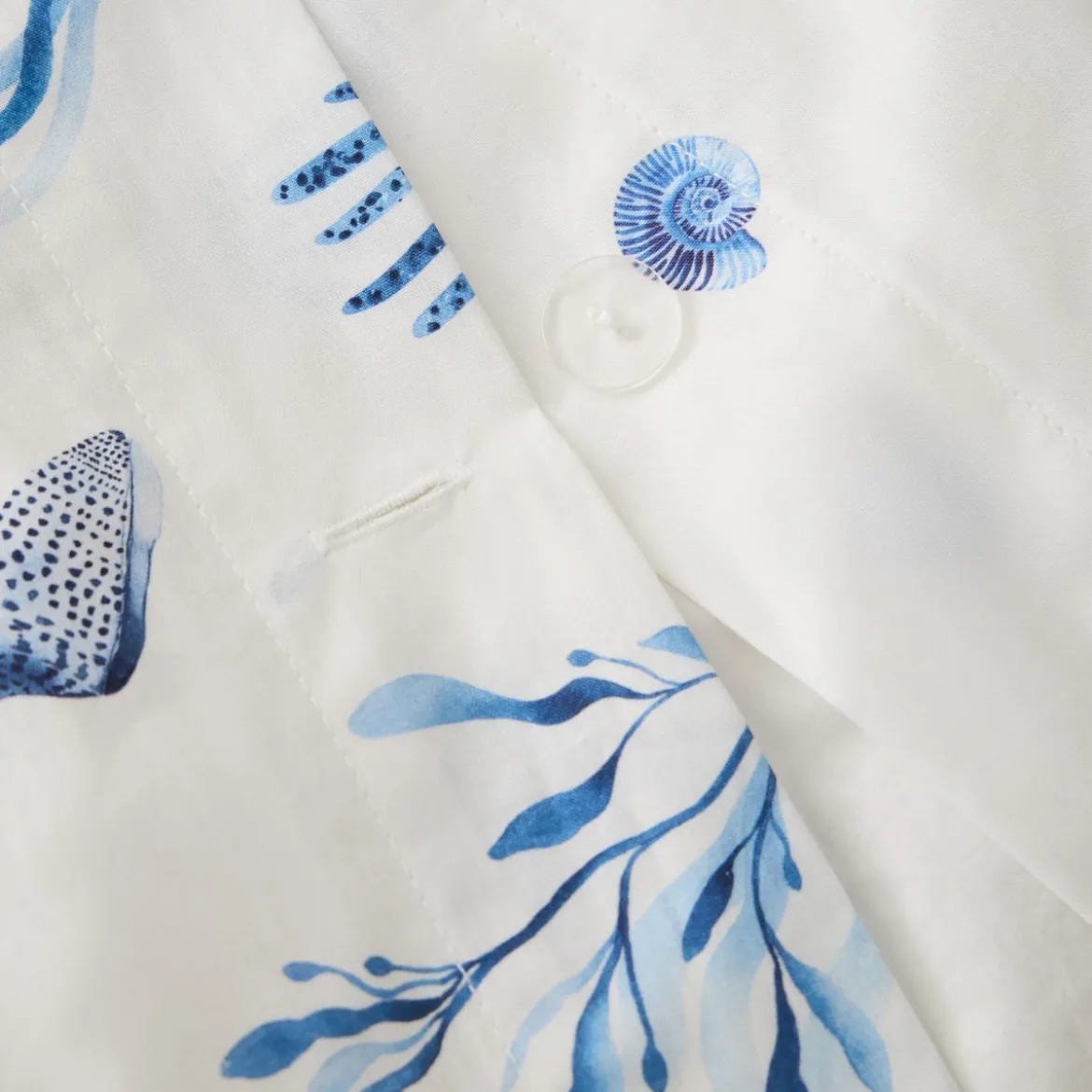 Funda nórdica algodón percal 180 hilos estampado marino Medmar