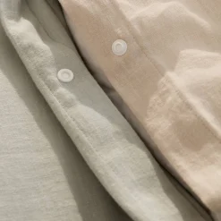 Funda nórdica lino y algodón reversible Linlov