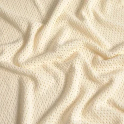 Manta bebé algodón orgánico tricot calado Ralua