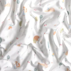Manta polar infantil estampado bosque Wopi