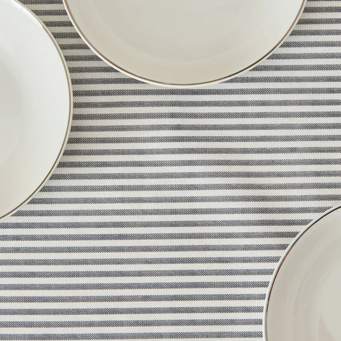 Mantel antimanchas resinado estampado de rayas Oxo