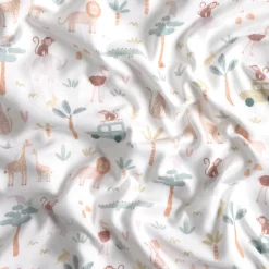 Mantita polar infantil estampado jungla