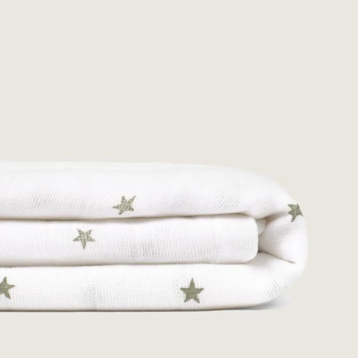 Muselina de algodón con estampado estrellas Gastel