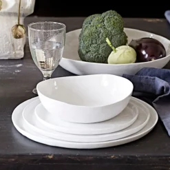 Plato de porcelana Biancag