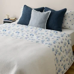 Sábana encimera algodón percal 180 hilos estampado marino Medmar