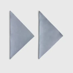 Set de 2 servilletas de algodón y bambú Momabim