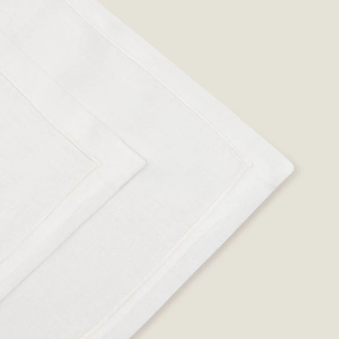 Set de 2 servilletas de lino natural Lin