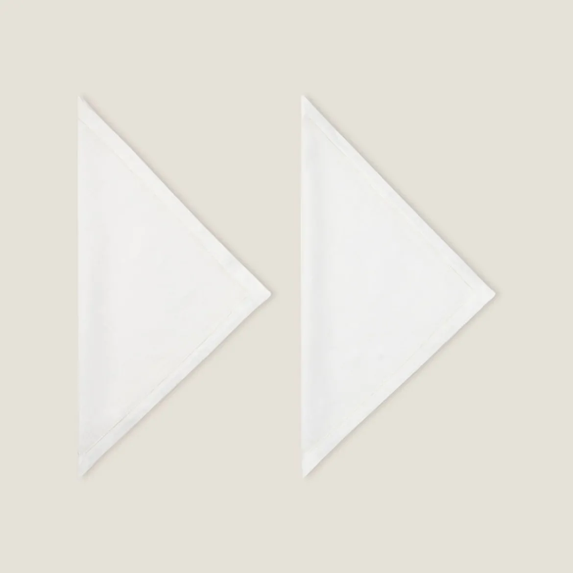 Set de 2 servilletas de lino natural Lin