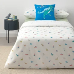 Set funda nórdica algodón percal 180 hilos dinosaurios Duno