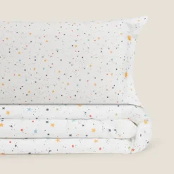 Set funda nórdica algodón percal 180 hilos estrellas Starti