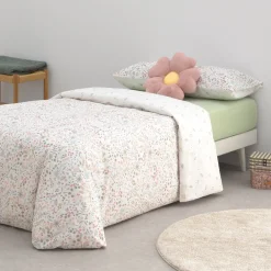 Set funda nórdica algodón percal 180 hilos floral Sibel