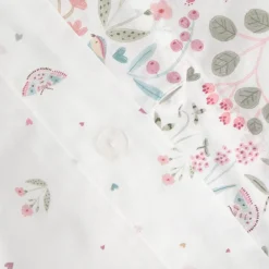 Set funda nórdica algodón percal 180 hilos floral Sibel