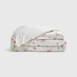 Set funda nórdica algodón percal 180 hilos unicornios Unela