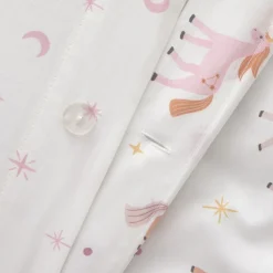 Set funda nórdica algodón percal 180 hilos unicornios Unela