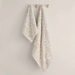 Toalla de baño algodón jacquard floral Medflo