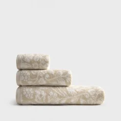 Toalla de baño algodón jacquard floral Medflo