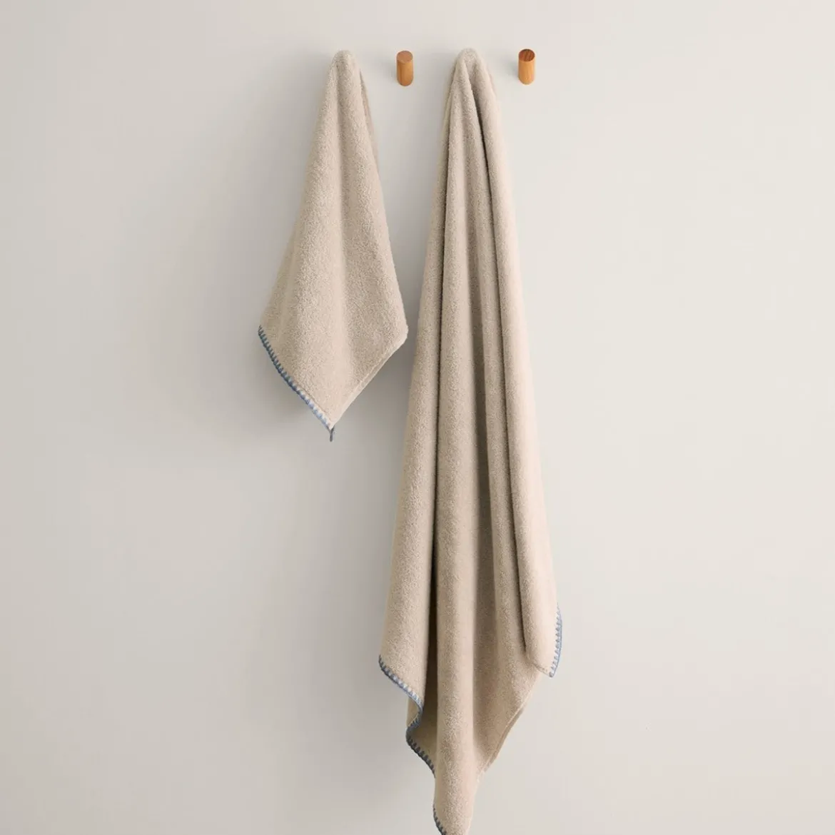 Toalla de baño algodón pespunte decorativo Unimax