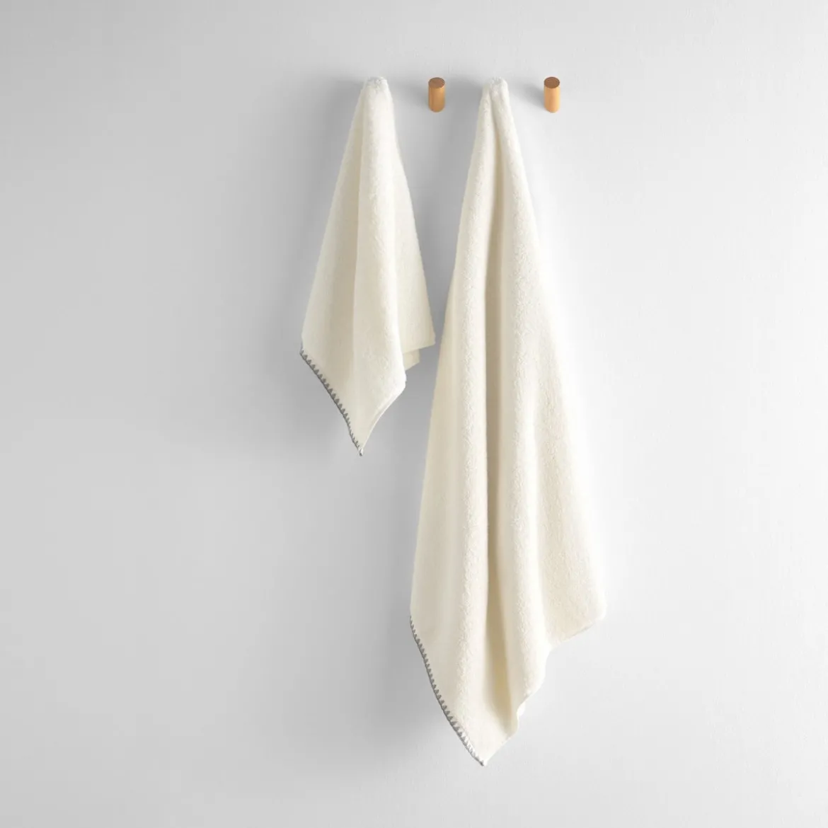 Toalla de baño algodón pespunte decorativo Unimax