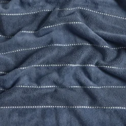 Toalla de baño algodón velour rayas Meto