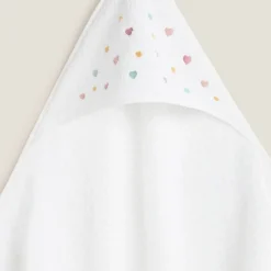 Toalla de baño con capucha corazones Cuoriti