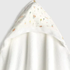 Toalla de baño con capucha estampado bosque
