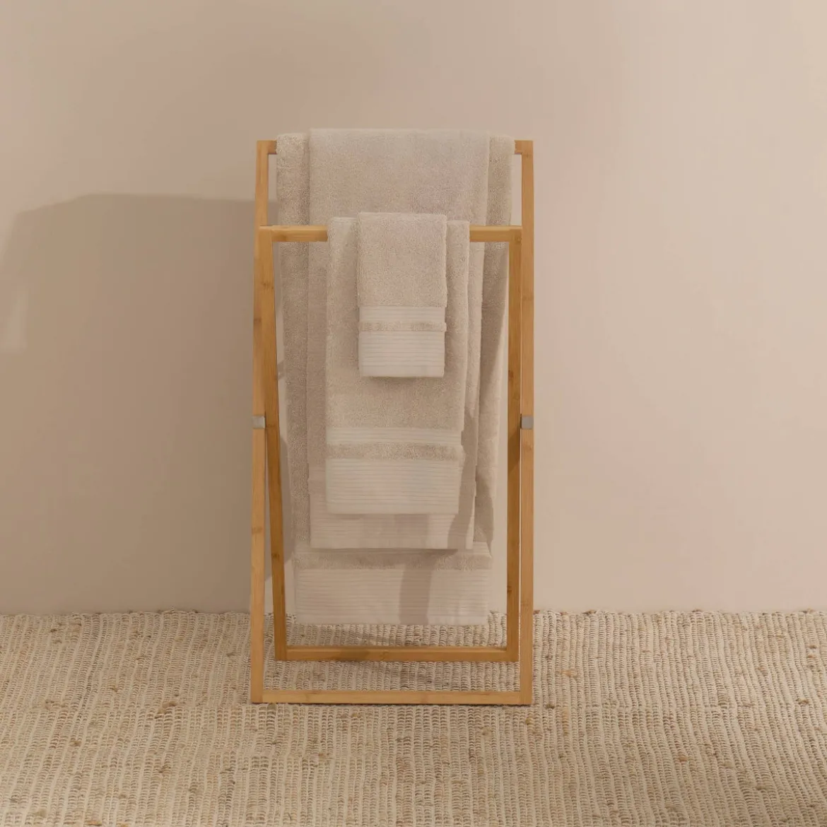 Toalla de baño rizo algodón y bambú Sublim