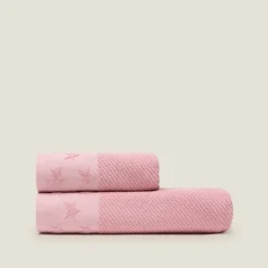Toalla de baño rizo de algodón con estrellasCatara