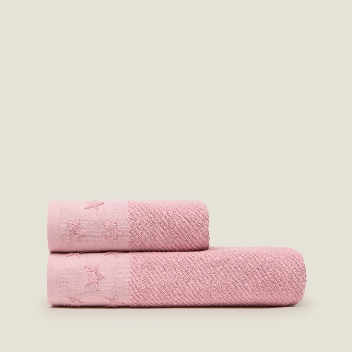 Toalla de baño rizo de algodón con estrellasCatara