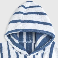 Toalla poncho algodón con rayas Pris